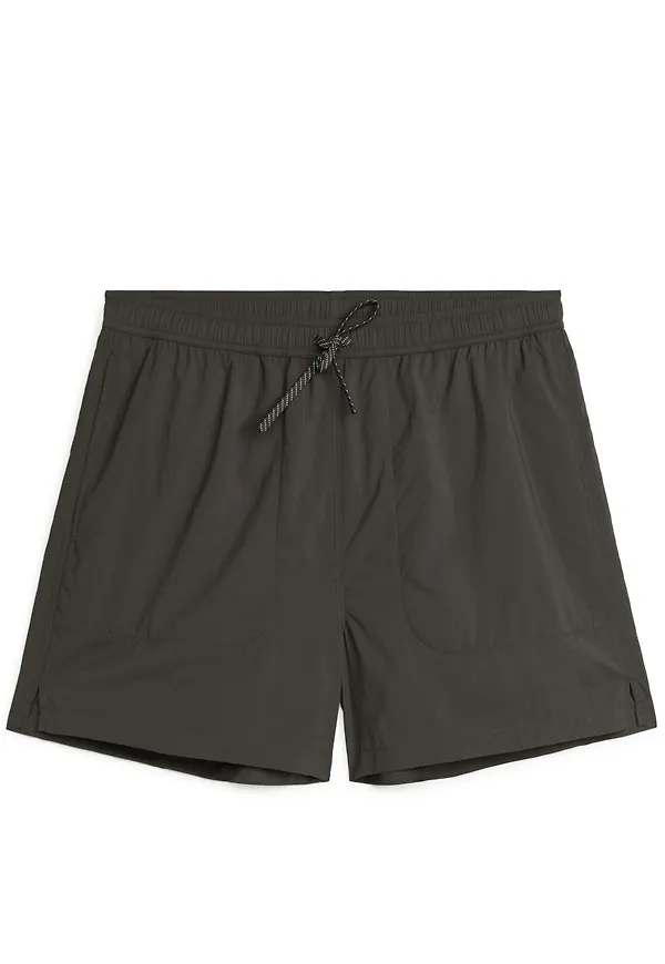 Active Stretch Shorts - Beige