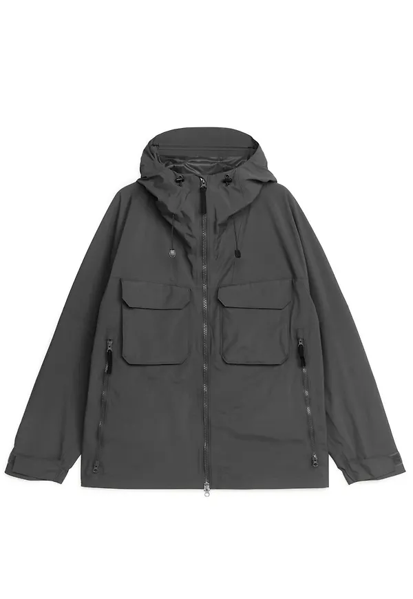 Active Waterproof Shell Jacket - Grey