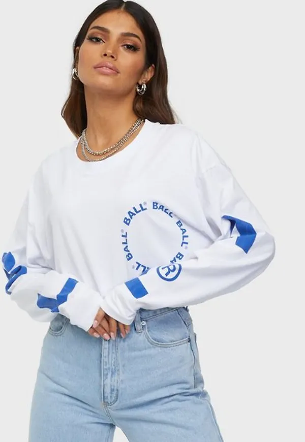 BALL Ball Ls Tee Långärmade toppar White