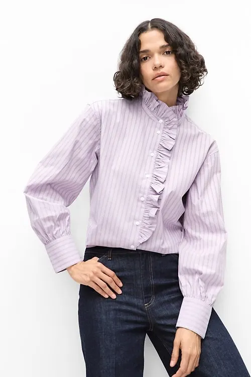 Adelina poplin shirt