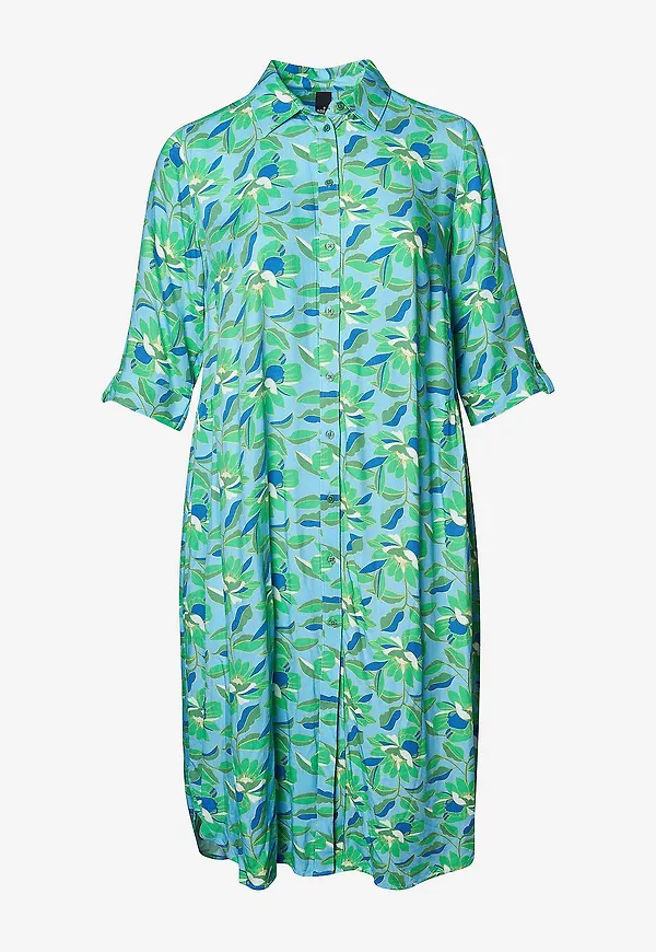 ADIA - Skjortklänning Dress - Blå