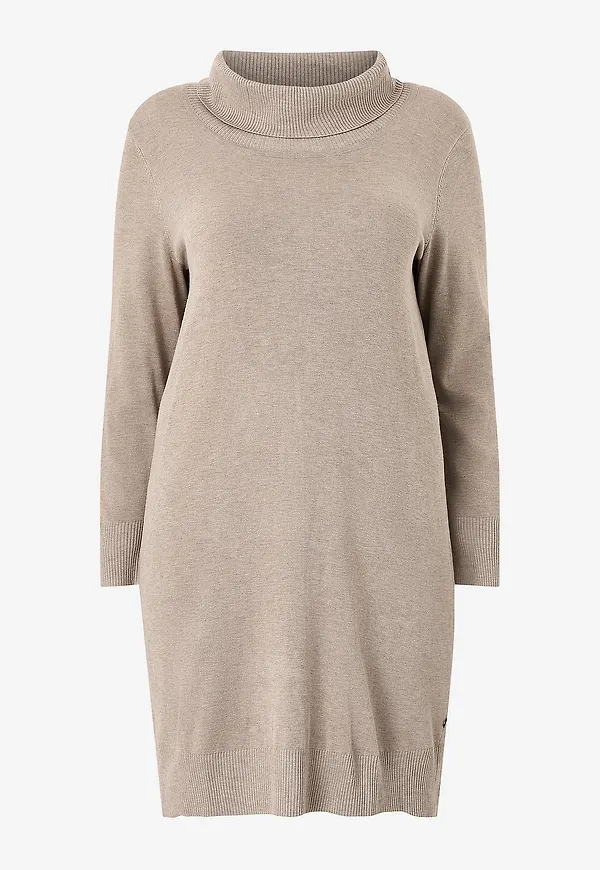 ADIA - Klänning Knit Dress - Beige