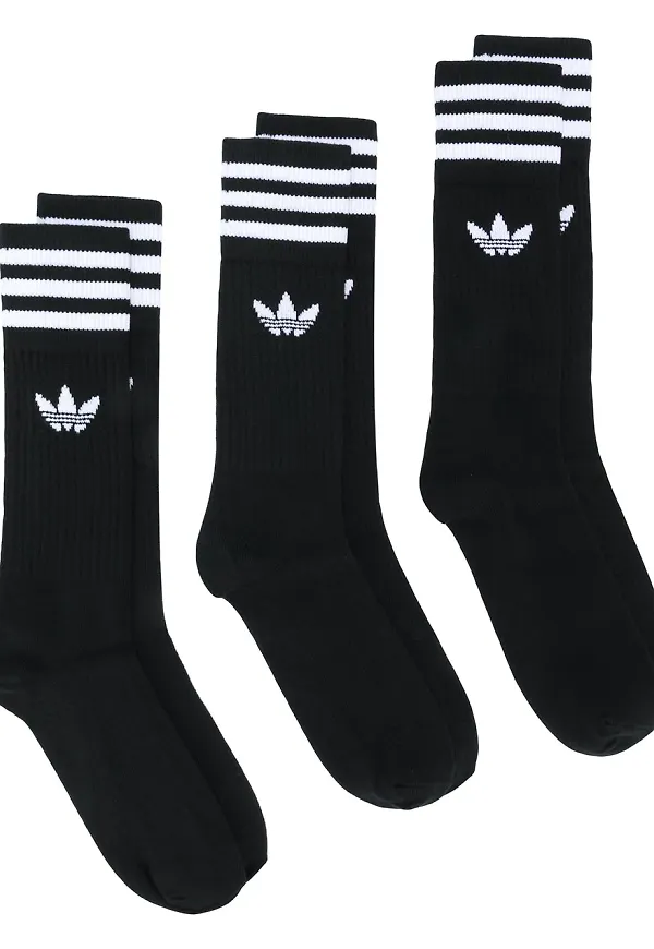 adidas 3-pack strumpor - Svart