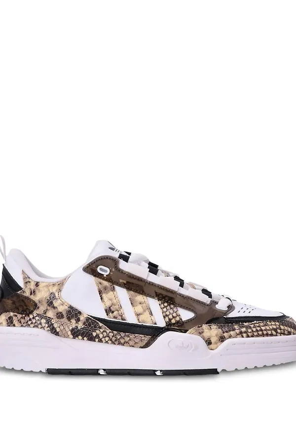 adidas Adi2000 ormskinnsmönstrade sneakers - Vit