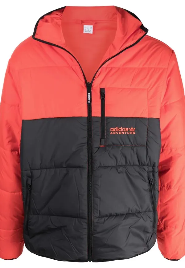 adidas Adventure vändbar puffjacka - Svart