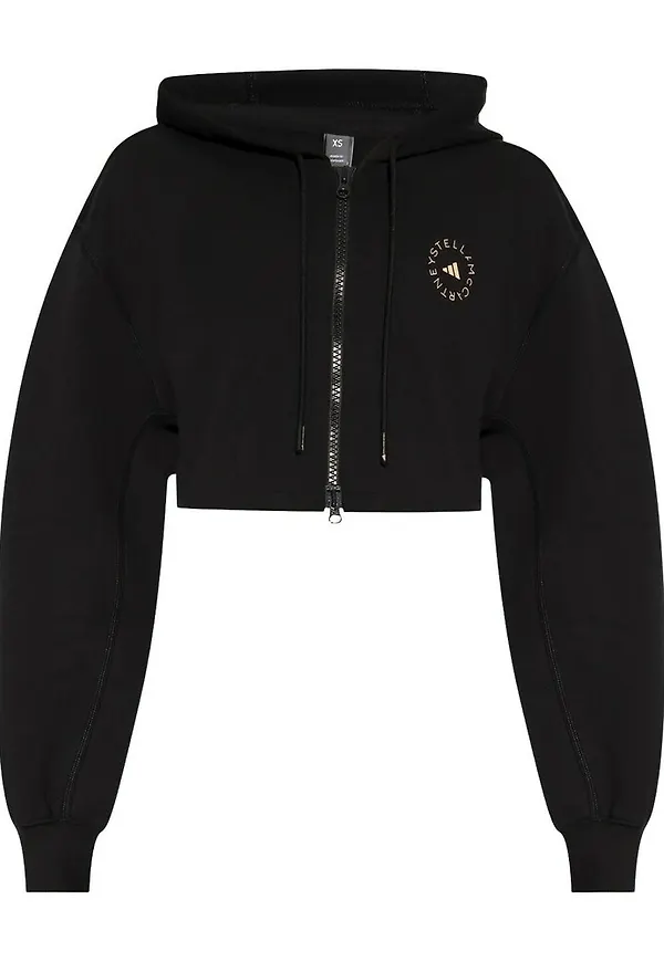 Adidas by Stella McCartney - Hoodies - Svart - Dam - Storlek: L