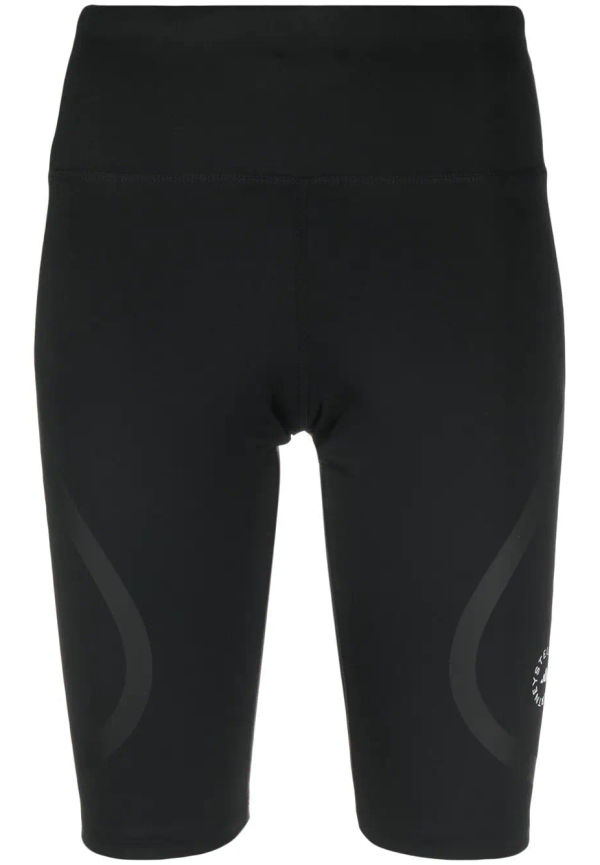 adidas by Stella McCartney cykelbyxor med logotyp - Svart