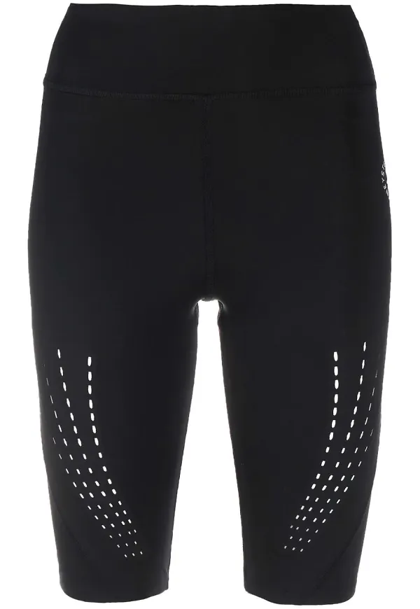 adidas by Stella McCartney cykelbyxor med utskuren detalj - Svart