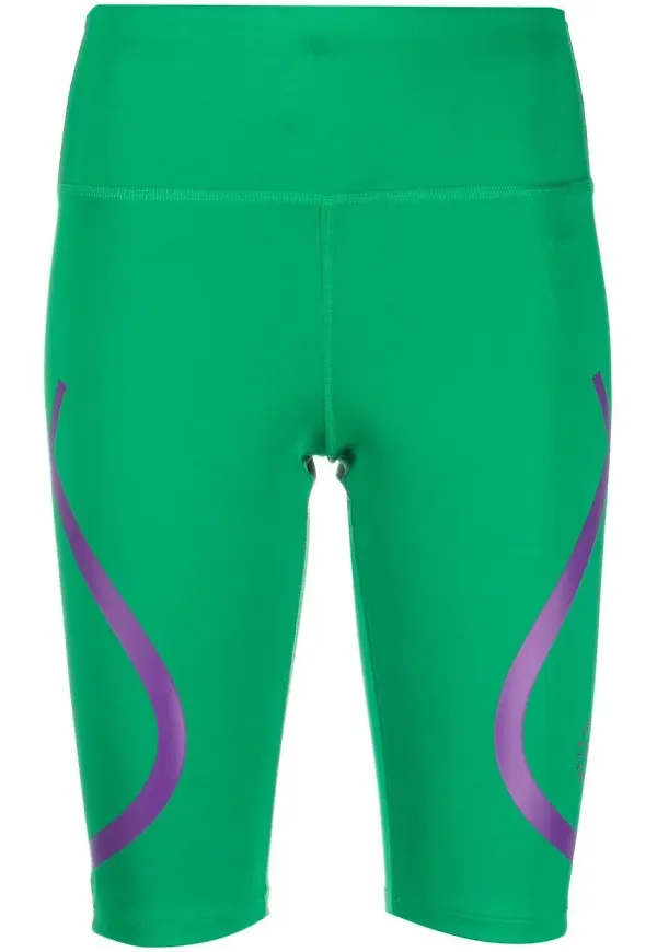 adidas by Stella McCartney cykelshorts i stretch - Grön