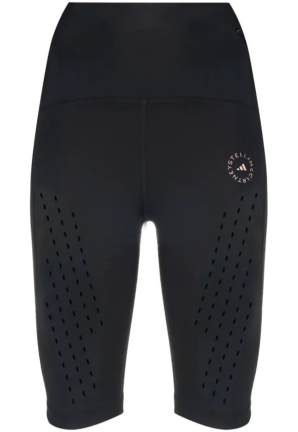 adidas by Stella McCartney cykelshorts med logotyp - Svart