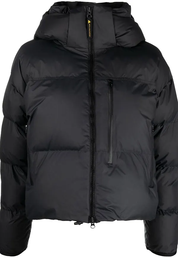 adidas by Stella McCartney dunjacka i puffmodell - Svart