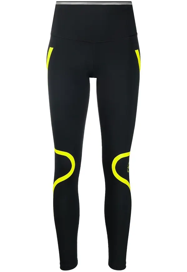 adidas by Stella McCartney leggings med färgblock - Svart