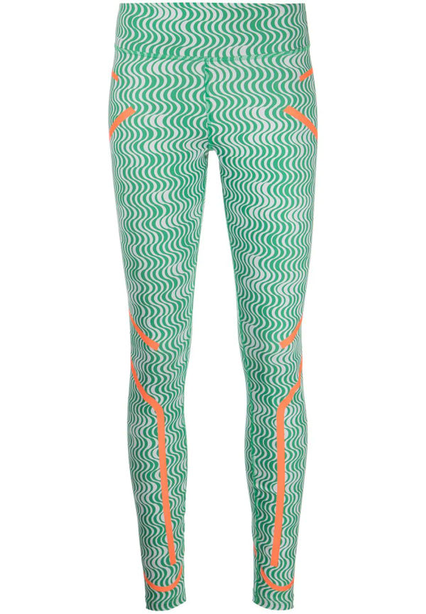 adidas by Stella McCartney leggings med virveltryck - Flerfärgad