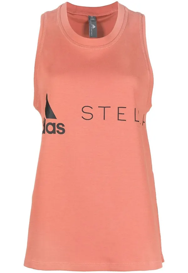 adidas by Stella McCartney linne med logotyp - Orange