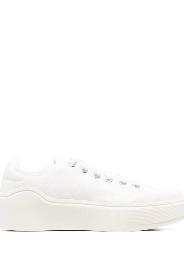 adidas by Stella McCartney låga sneakers med platåsula - Vit