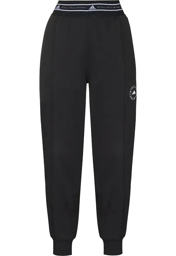adidas by Stella McCartney mjukisbyxor med logotypband - Svart