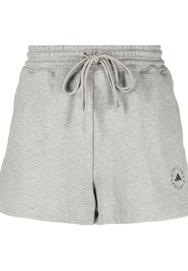 adidas by Stella McCartney mjukisshorts med logotyp - Grå
