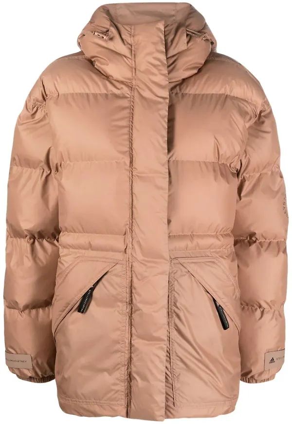 adidas by Stella McCartney puffjacka med logotyp - Neutral