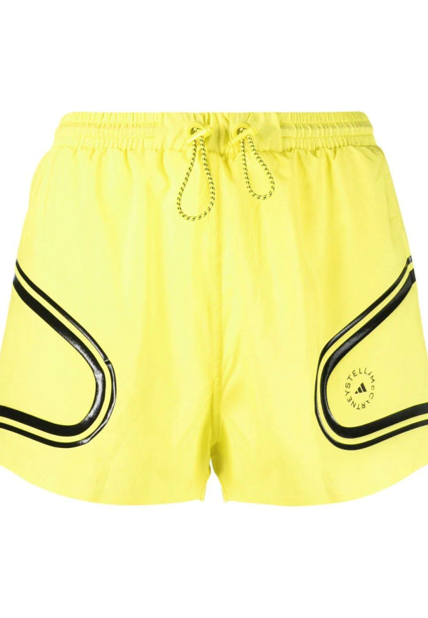 adidas by Stella McCartney randiga träningsshorts - Gul