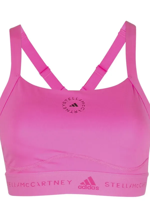 adidas by Stella McCartney sport-BH med brottarrygg - Rosa