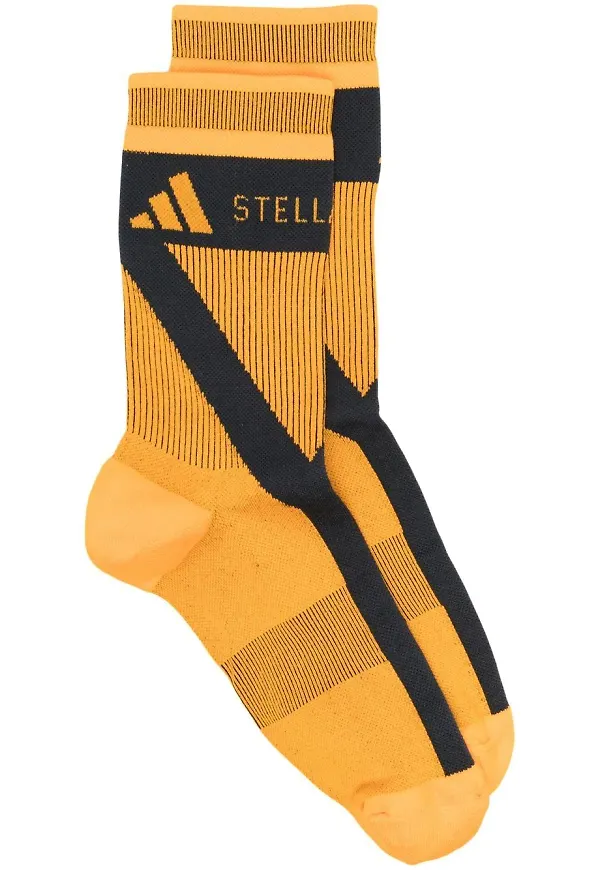 adidas by Stella McCartney strumpor med logotyp - Orange