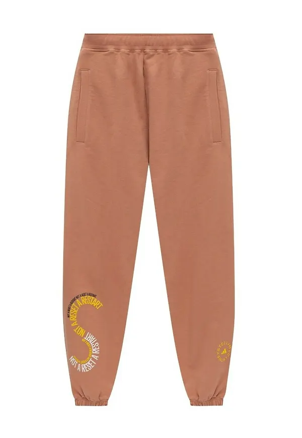 Adidas by Stella McCartney Sweatpants with logo Orange, Dam