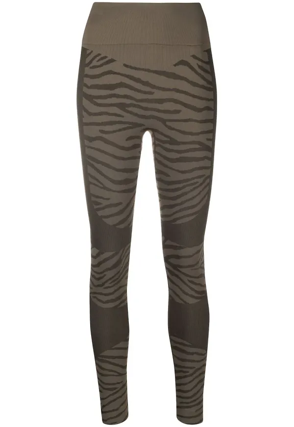 adidas by Stella McCartney sömlösa leggings - Grön
