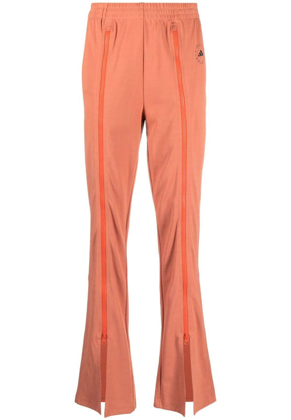 adidas by Stella McCartney trackpants med dragkedja - Orange