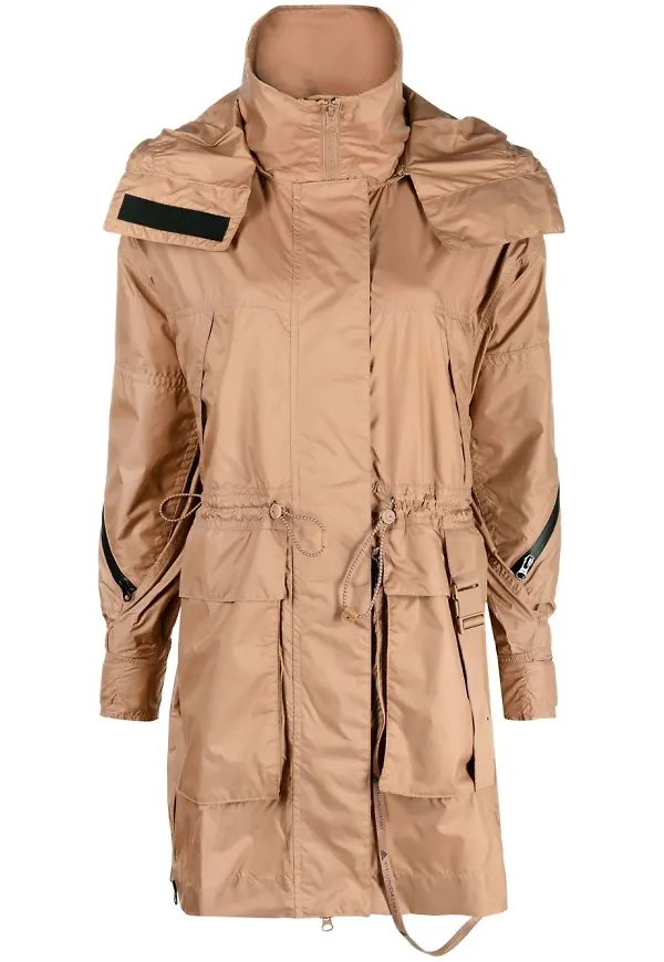 adidas by Stella McCartney Transition jacka med huva - Brun