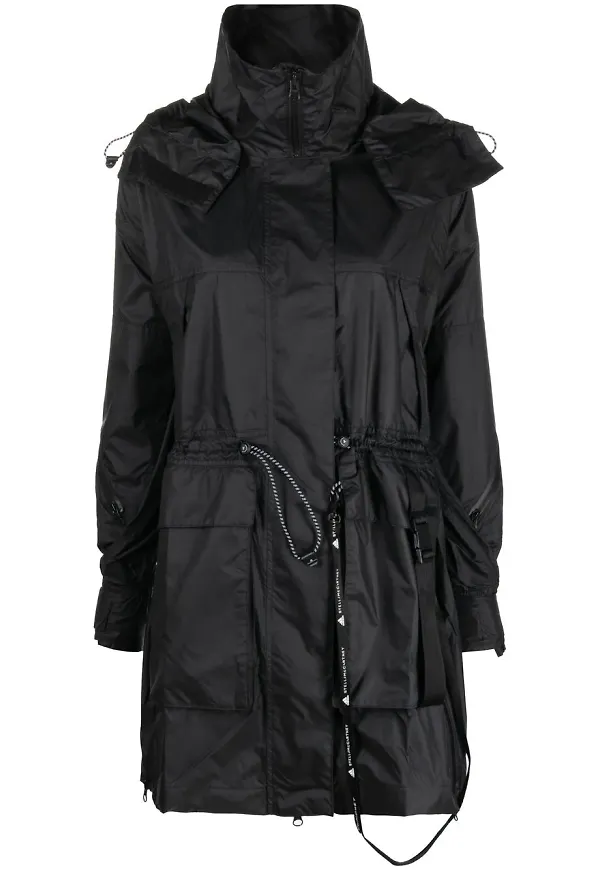 adidas by Stella McCartney Transition jacka med huva - Svart