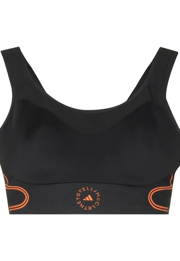 adidas by Stella McCartney TruePace vadderad sport-BH - Svart