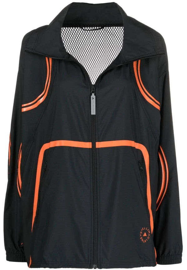 adidas by Stella McCartney TruePace vindjacka med hög krage - Svart