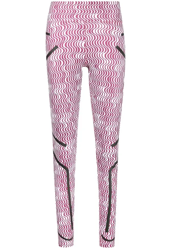adidas by Stella McCartney TruePurpose mönstrade träningstights - Vit