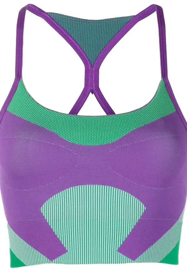 adidas by Stella McCartney TrueStrength yoga sport-BH - Grön