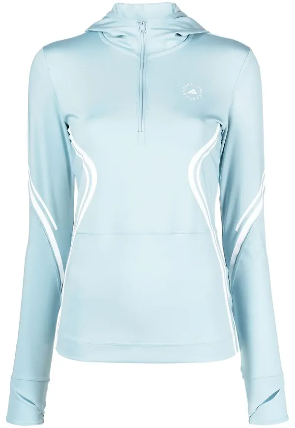 adidas by Stella McCartney träningsjacka med logotyp - Blå