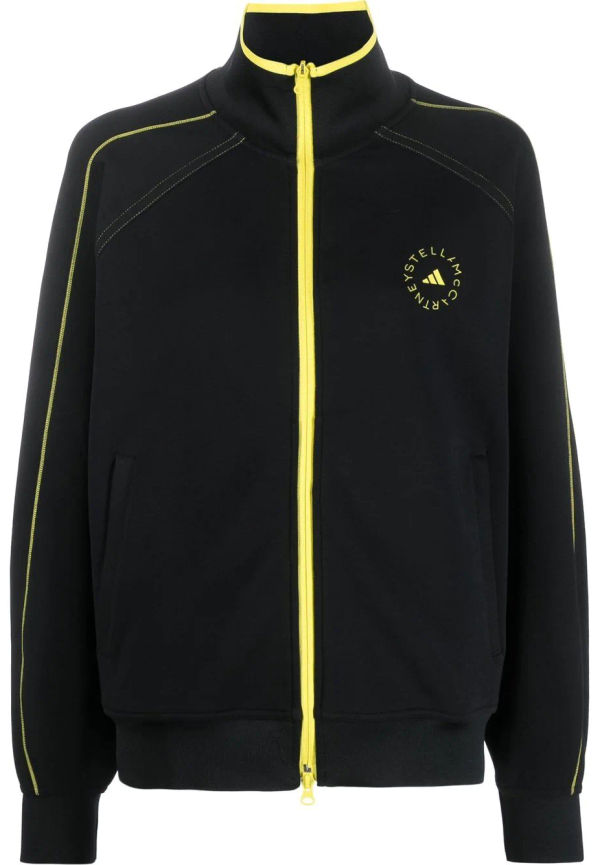 adidas by Stella McCartney träningsjacka med logotyp - Svart