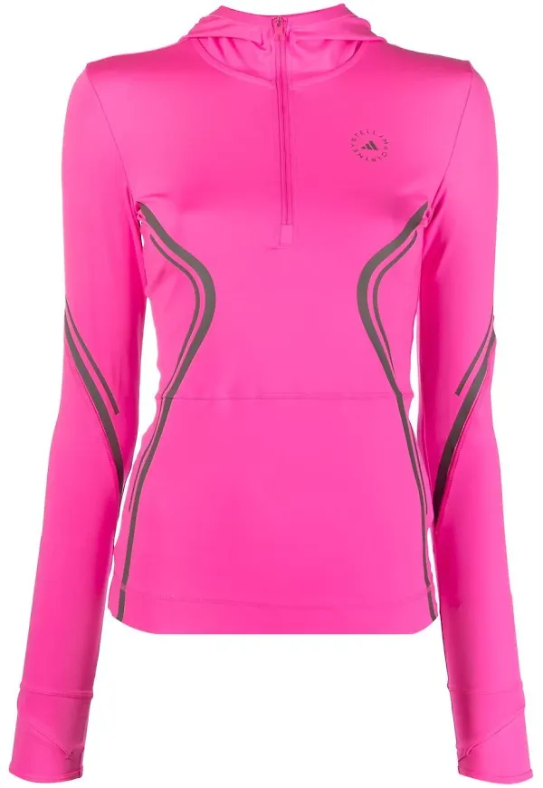 adidas by Stella McCartney tröja med dragkedja - Rosa