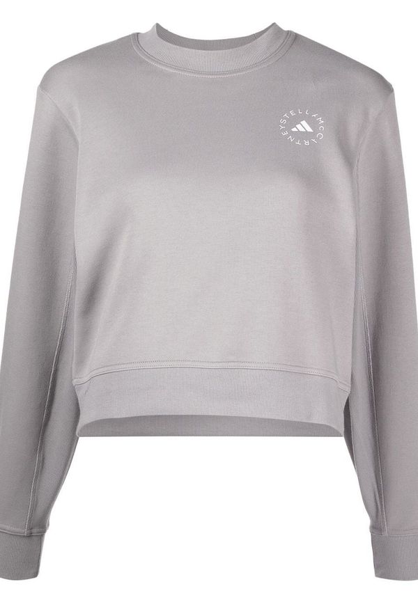 adidas by Stella McCartney tröja med logotyp - Grå