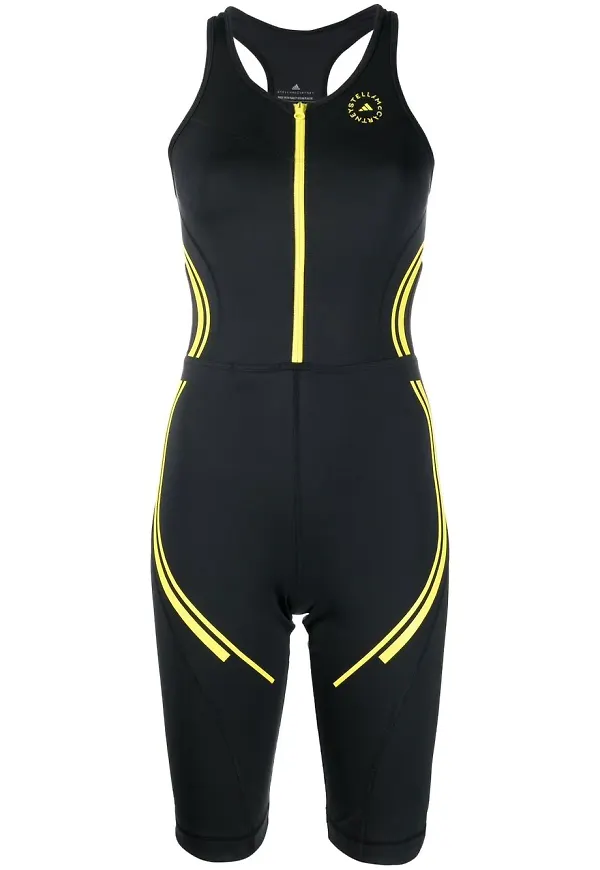 adidas by Stella McCartney ärmlös allt-i-ett - Svart