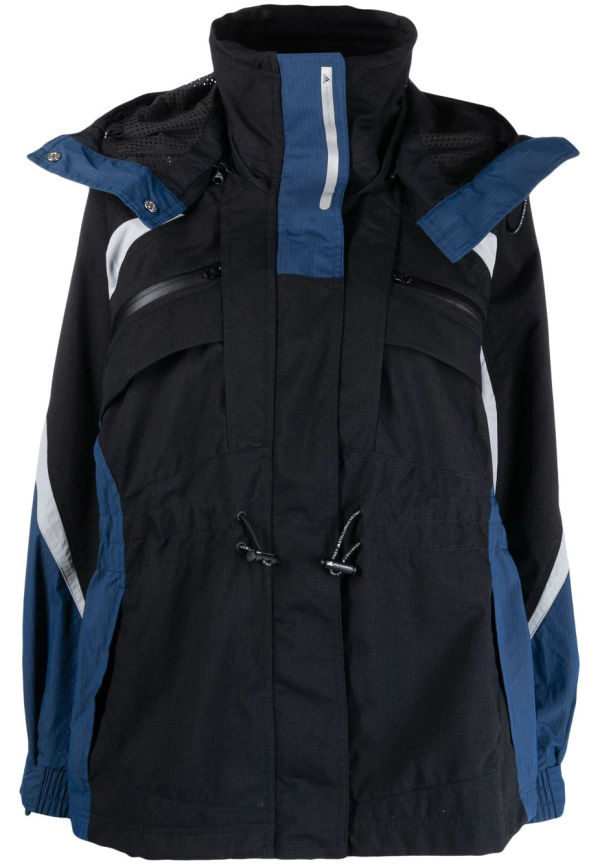 adidas by Stella McCartney återvunnen vinterjacka - Svart