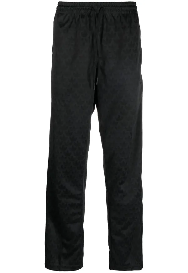 adidas byxor i jacquard med logotyp - Svart