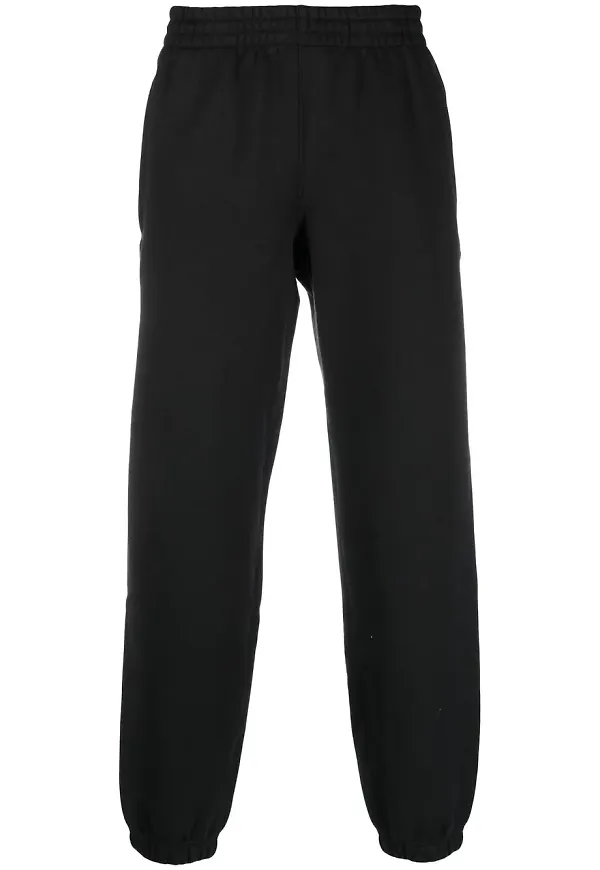 adidas elastic waistband track pants - Svart