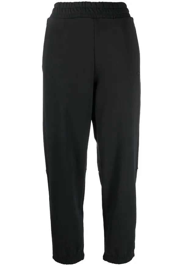 adidas elastiska mjukisbyxor - Svart