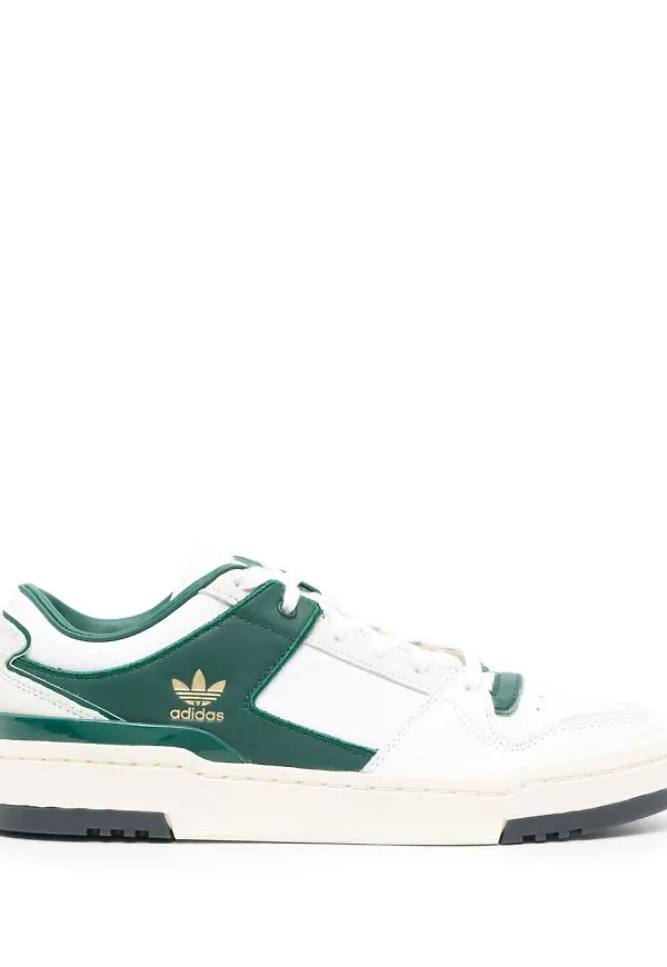 adidas Forum låga lädersneakers - Vit