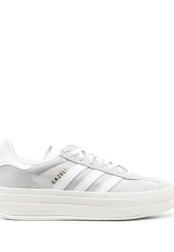 adidas Gazelle låga platåsneakers - Grå