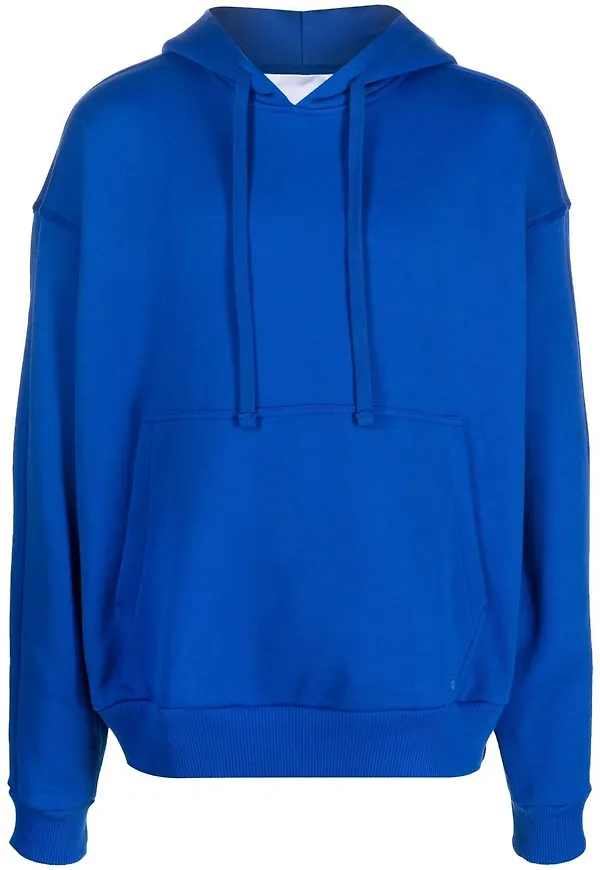 adidas hoodie med dragsko - Blå