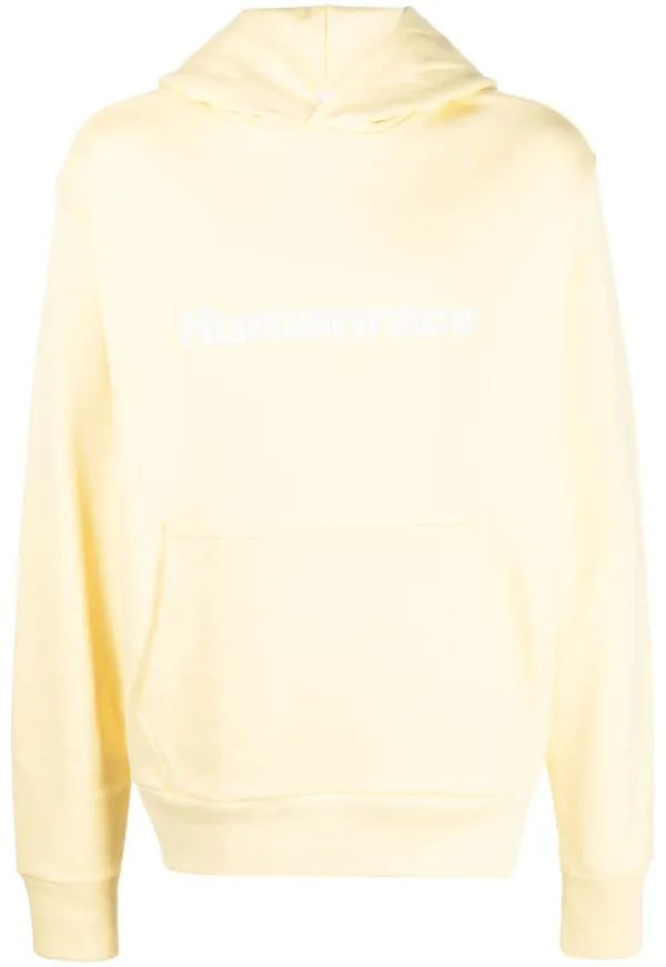 adidas hoodie med slogan - Gul