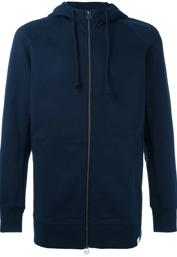 adidas huvtröja med dragkedja - Blå