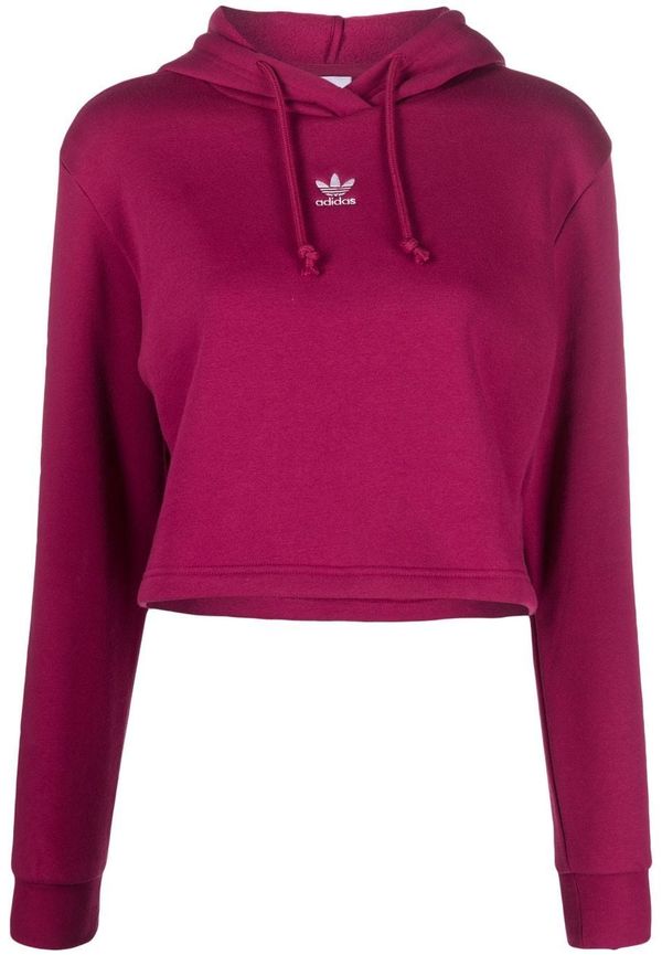 adidas huvtröja med logotyp - Rosa