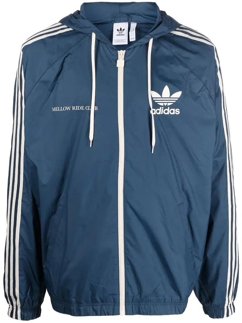 adidas jacka med huva - Blå